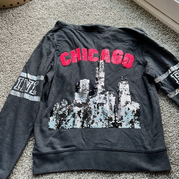 Victoria's Secret PINK Gray Hoodie - Picture 3 of 9